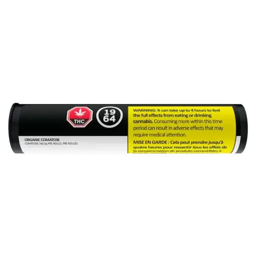 Organic Comatose pre-rolls by 1964 - 1x1g, 5x0.5g - Image 4