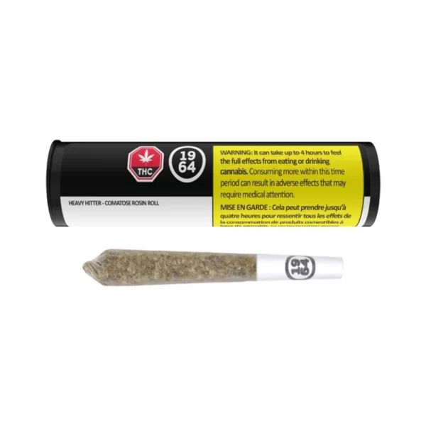 Heavy Hitter Comatose Rosin Roll Infused Pre-roll by 1964 - 1x1g