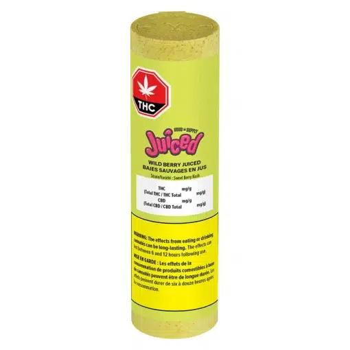 Juiced Wild Berry Infused Pre-rolls by Good Supply - 5x0.5g - Image 2