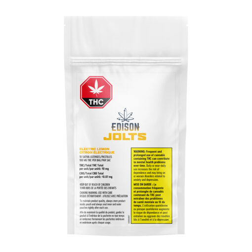 Electric lemon lozenges by Edison Jolts