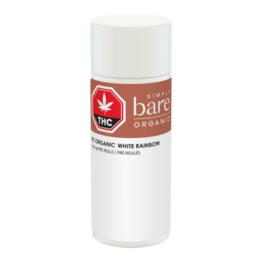 BC Organic White Rainbow pre-rolls by Simply Bare - 5x0.3g - Image 2