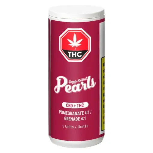 Pearls by grön - Pomegranate 4:1 CBD/THC - Hybrid - 5 Pack - Image 2