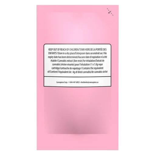 Pink Sherbs 510 Thread Cartridge by Sherbinskis - 1g - Image 3