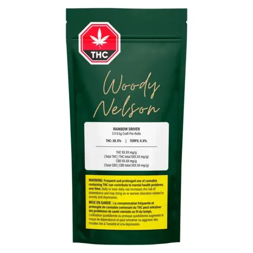 Rainbow Driver Pre-rolls by Woody Nelson 5x0.5g - Image 5