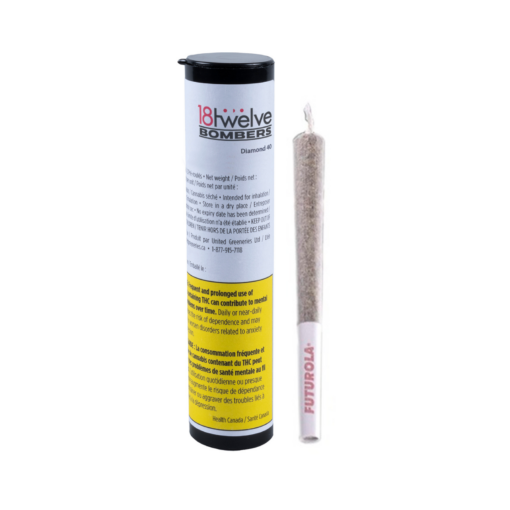 Diamond 40 Bombers Infused Pre-Roll by 18twelve: Bombers - 2x0.5g