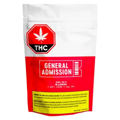 5 Loco THC Soft Chew (1:0) - Sativa by General Admission - 2 Pack - Image 2