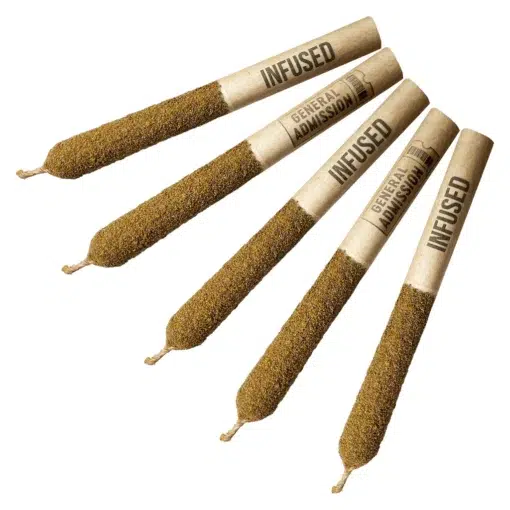 Strawnana Infused Pre-Rolls by General Admission - 5x0.5g