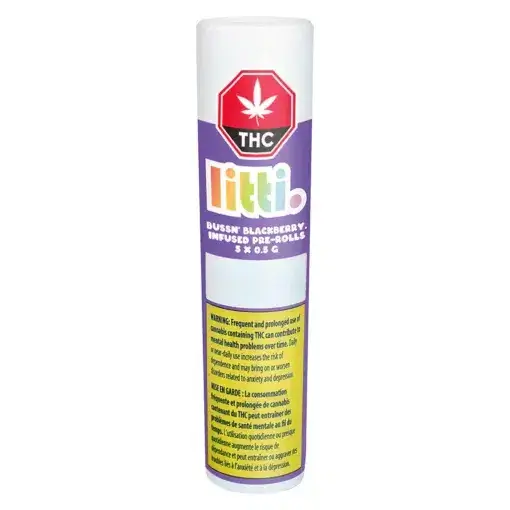 Bussn' Blackberry Infused Pre-Rolls by LITTI - 1x1g, 5x0.5g - Image 4