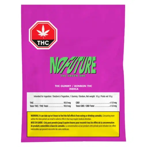 The Green One Indica THC Gummy by No Future - 1 Pack - Image 2