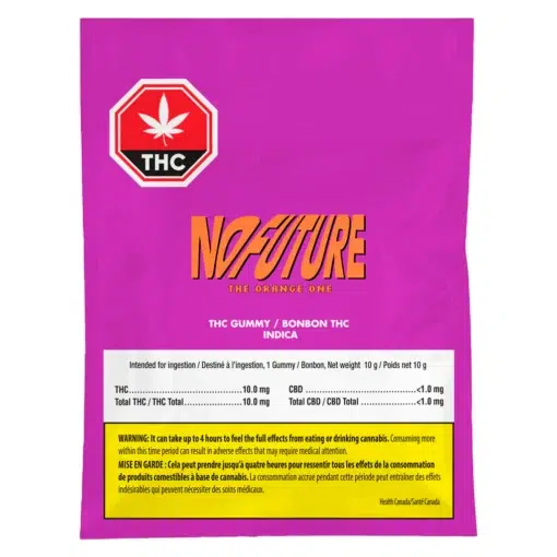 The Orange One Indica THC Gummy by No Future - 1 Pack - Image 2