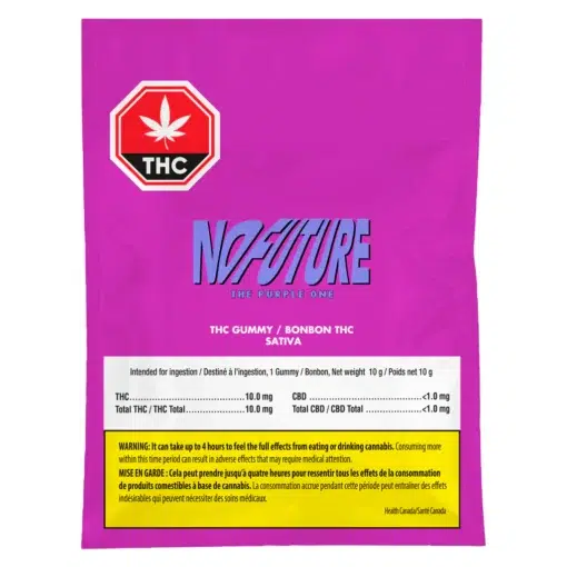 The Purple One Sativa THC Gummy by No Future - 1 Pack - Image 2