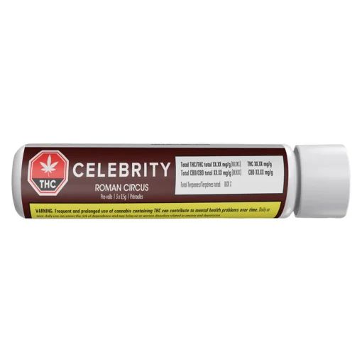 Roman Circus Pre-Rolls by Celebrity - 3x0.5g - Image 2