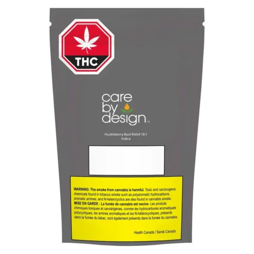 Huckleberry Basil Relief 18:1 CBD:THC Vegan Soft Chews by Care By Design - 5 pack - Image 2