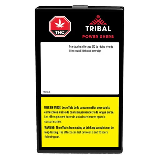 Power Sherbs Live Resin 510 Thread Cartridge by Tribal - 1g - Image 2