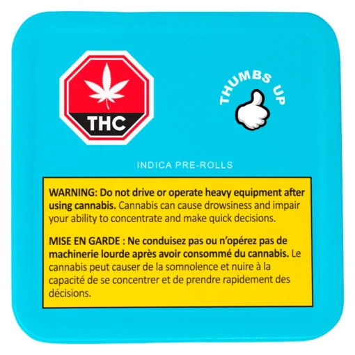 Indica Pre-Roll by Thumbs Up - 2x1g, 10x0.35g - Image 5