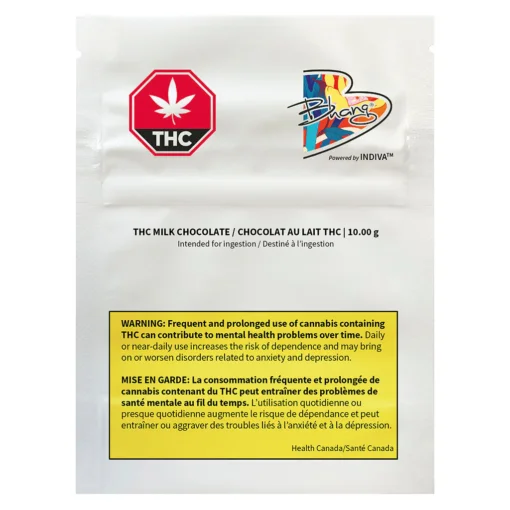 THC Milk Chocolate by Bhang - 1 pack - Image 2