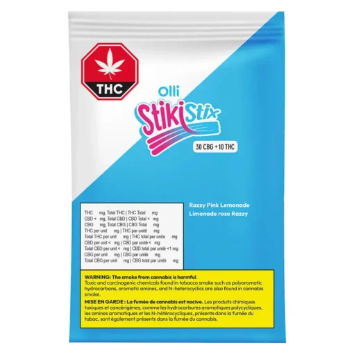 3:1 Sour Razzy Pink Lemonade CBG/THC by Stikistix - 1 pack - Image 2