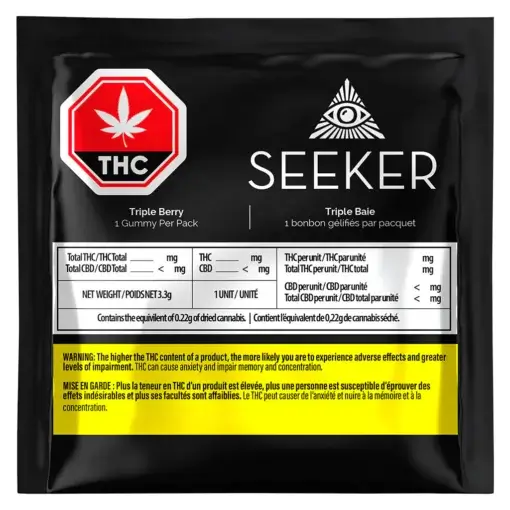 Triple Berry THC Gummy by Seeker - 1 pack - Image 2