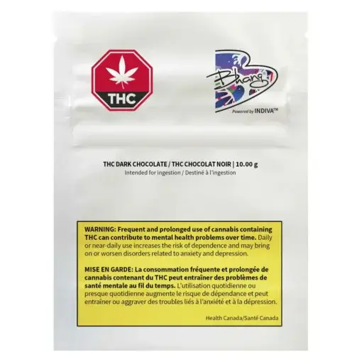 THC Dark Chocolate Bar by Bhang - 1 pack - Image 2