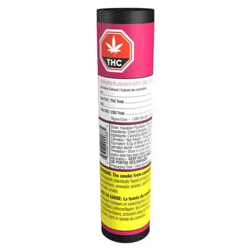 Hawaiian Plushers 60's+ Dbl Infused Pre-Rolls by Dab Bods - 3x0.5g