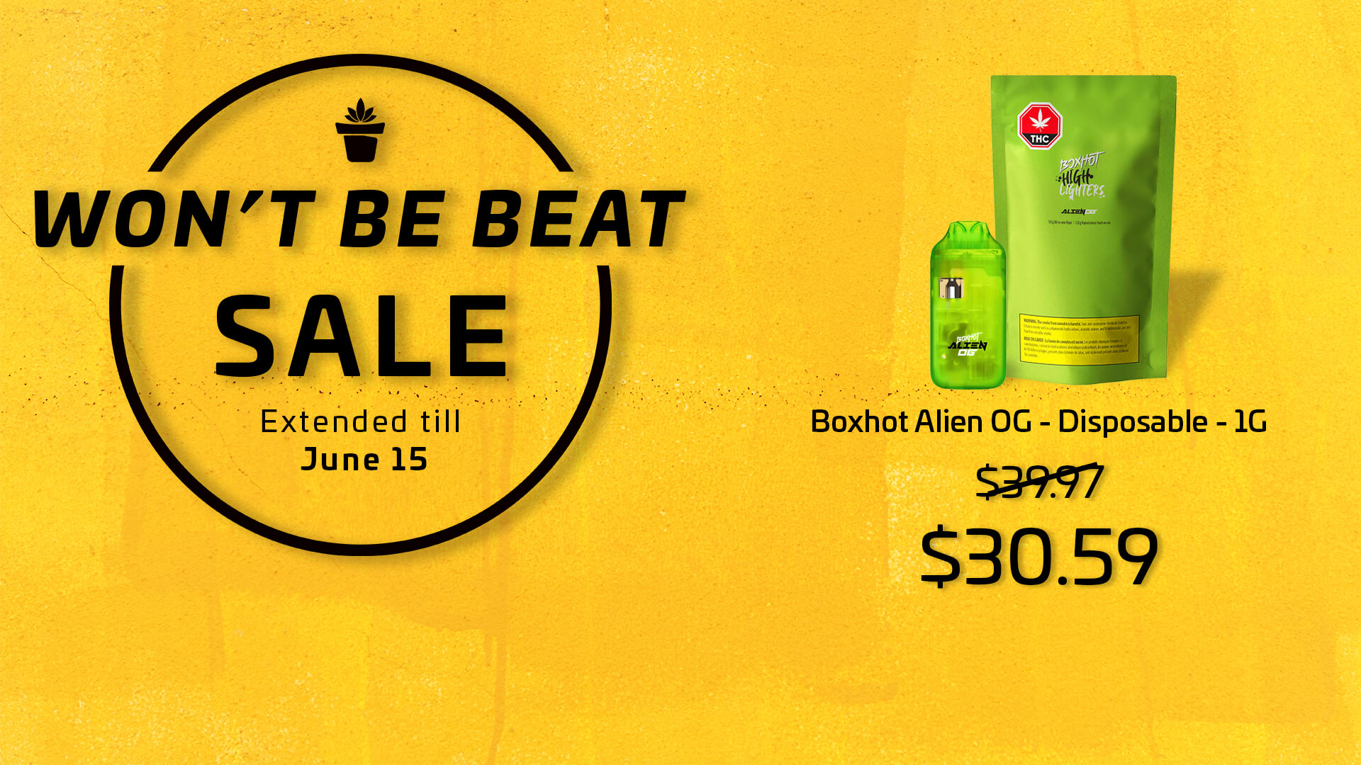 Alien OG Sale Extended