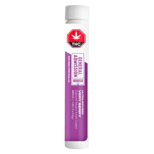 Very Berry Diamond Infused Pre-Rolls by General Admission - 3x0.5g - Image 2