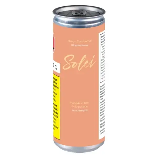 Mango Passionfruit CBD Sparkling Beverage by Solei - 355ml