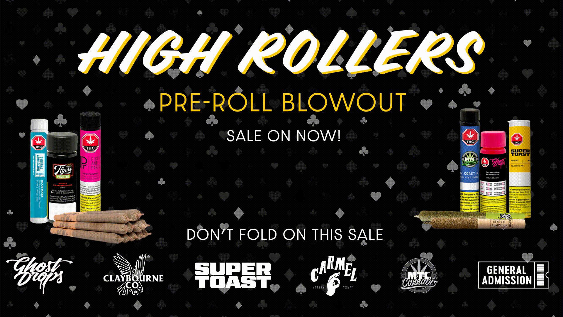 High Rollers Cannabis sale Mississauga