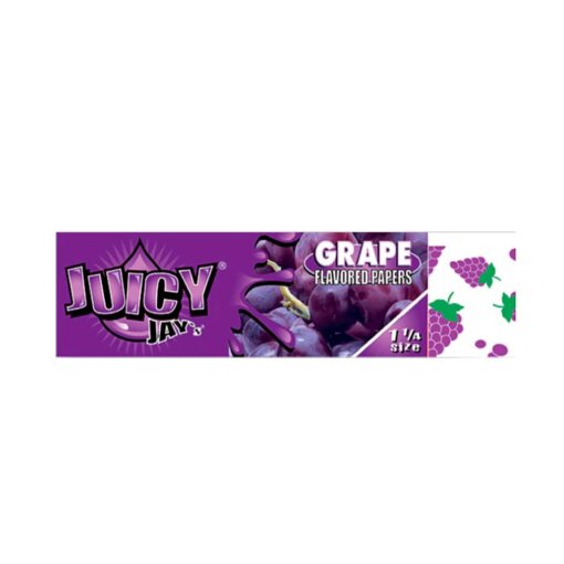 Juicy Jay's Grape Flavoured Rolling Papers - 1 1/4