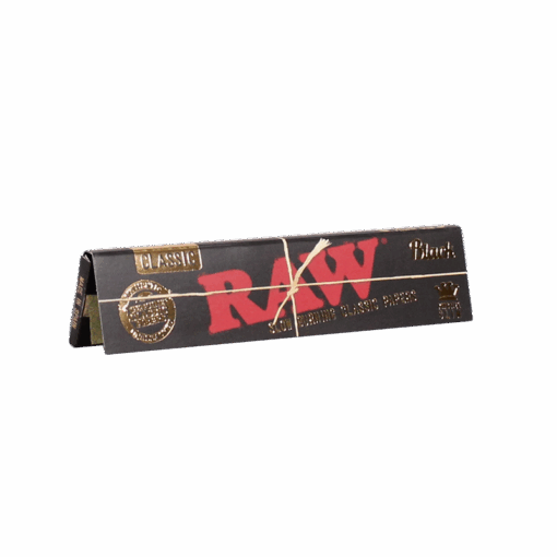 RAW Classic Black Rolling Papers - King Slim