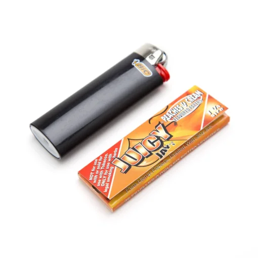 Juicy Jay's Peaches & Cream Flavoured Rolling Papers - 1 1/4 - Image 2