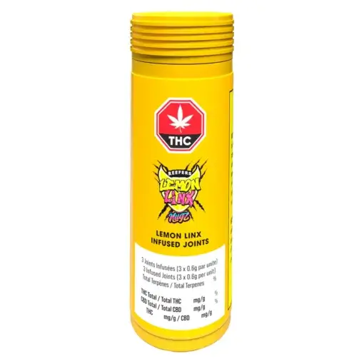 Lemon Linx Infused Pre-rolls by Nugz - 3x0.6g - Image 3