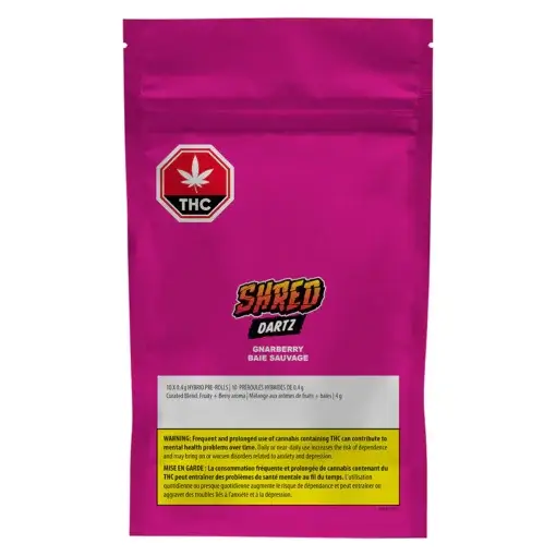 Gnarberry Dartz Pre-Roll by SHRED - 10x0.4g - Image 2
