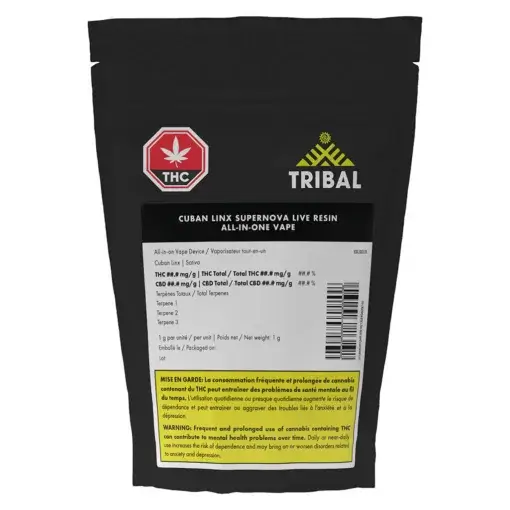 Cuban Linx Supernova Live Resin All-in-one Vape by Tribal - 1g - Image 2