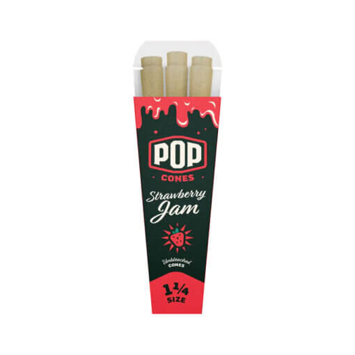 POP Pre-Rolled Cones - Strawberry Jam - 1 1/4