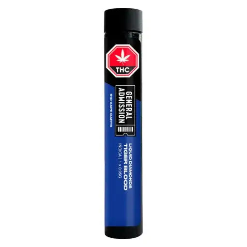 Tiger Blood Liquid Diamond 510 Thread Vape Cartridge by General Admission - 0.95g - Image 2