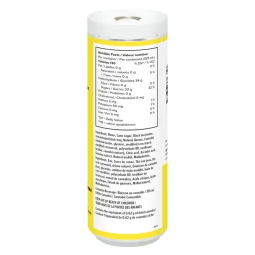 Lemon Iced Tea THC + CBG + Guarana by XMG+ - 355ml - Image 2