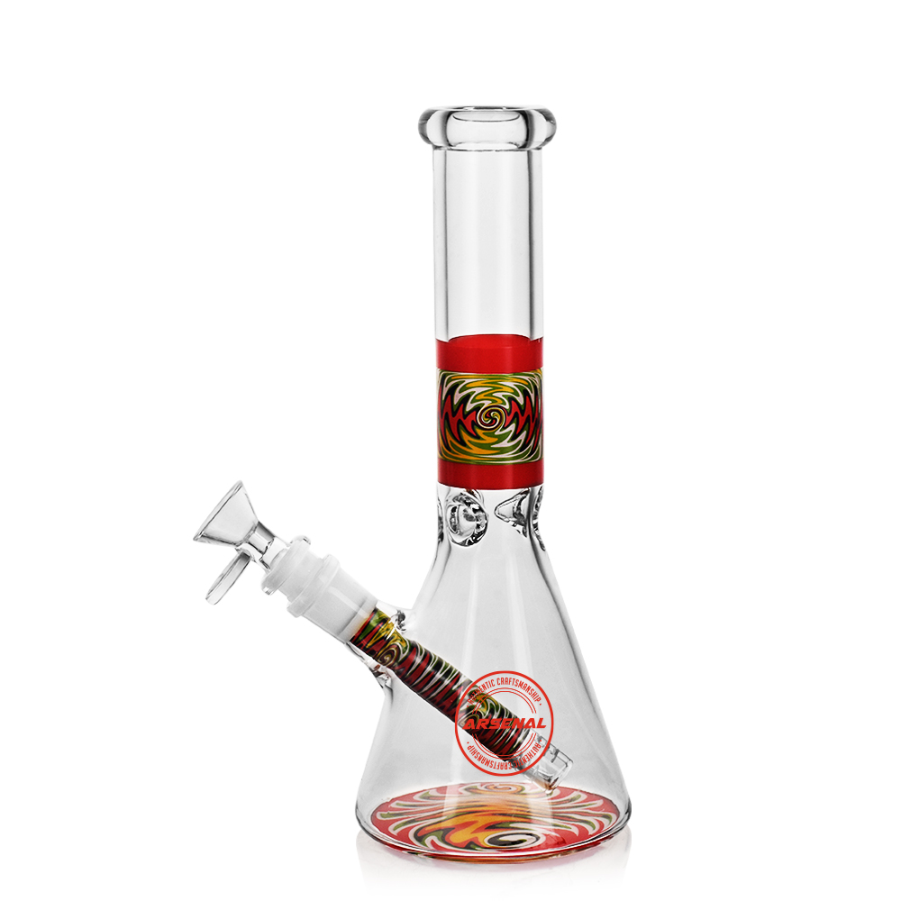 Potherb Glass Bong 10” (assorted designs)