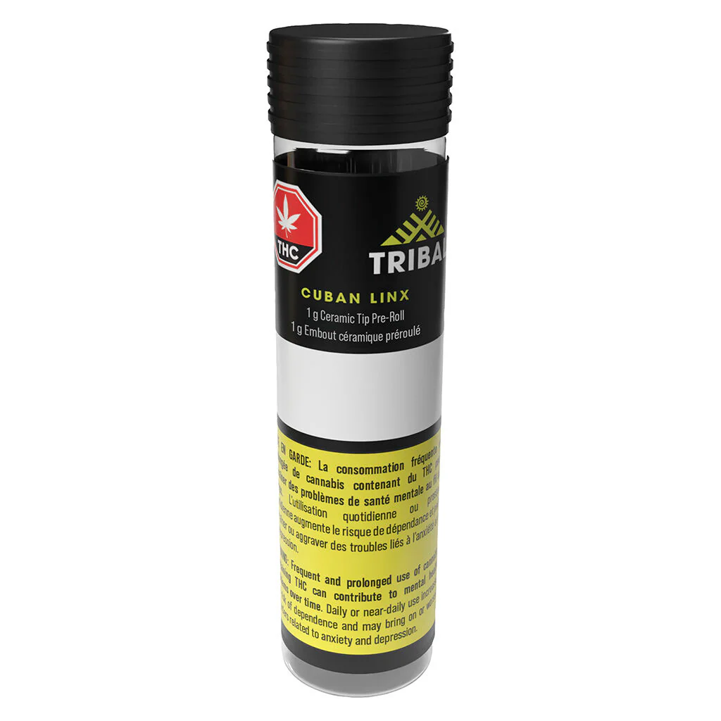 Cuban Linx Ceramic Tip Pre-Roll by Tribal - 1x1g - Image 2
