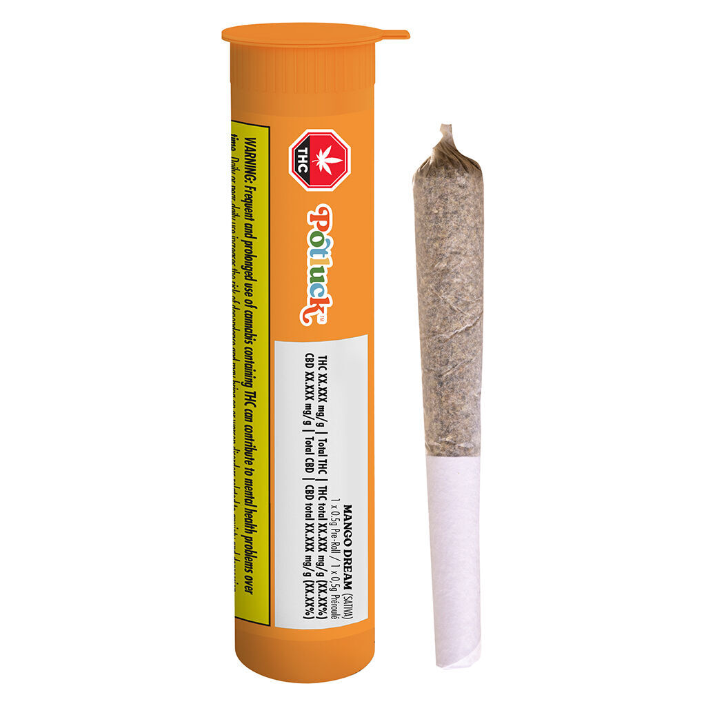 Mango Dream Pre-Roll by Potluck - 1x0.5g - Image 4