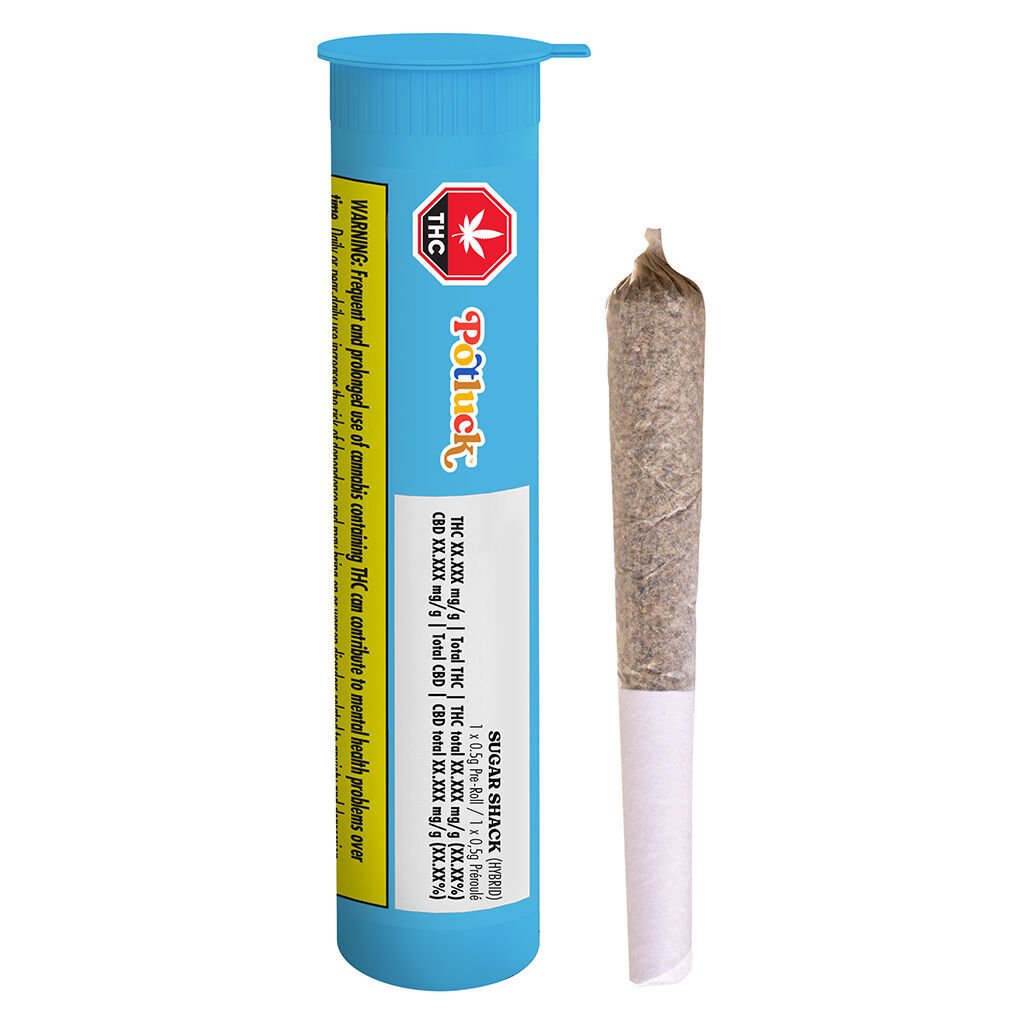 Sugar Shack Pre-Roll by Potluck - 1x0.5g - Image 4