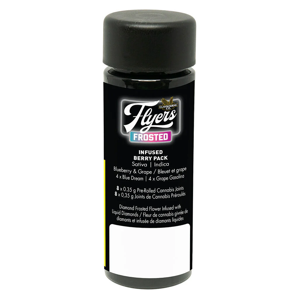 Flyers Frosted Infused Berry Pack Pre-Roll by Claybourne - 8x0.35g - Image 2