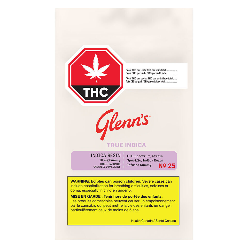 No.25 Glenn’s 100’s True Indica Resin - Green Apple Carton by Glenn's - 10 Pack - Image 2