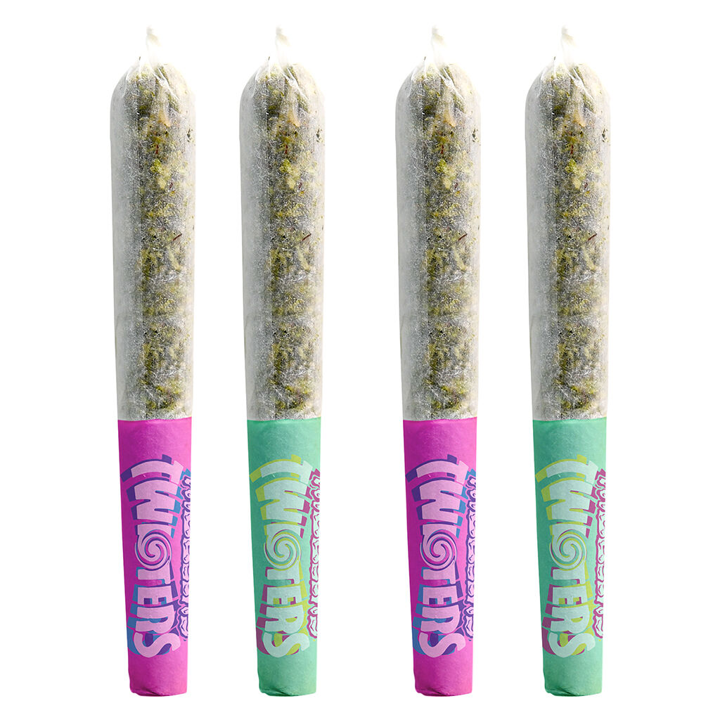Twisters - Tropicoco & Watermelon Razzler Infused Pre-Roll by Rizzlers - 2x0.5g