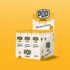 POP Cones Banana Cream display package