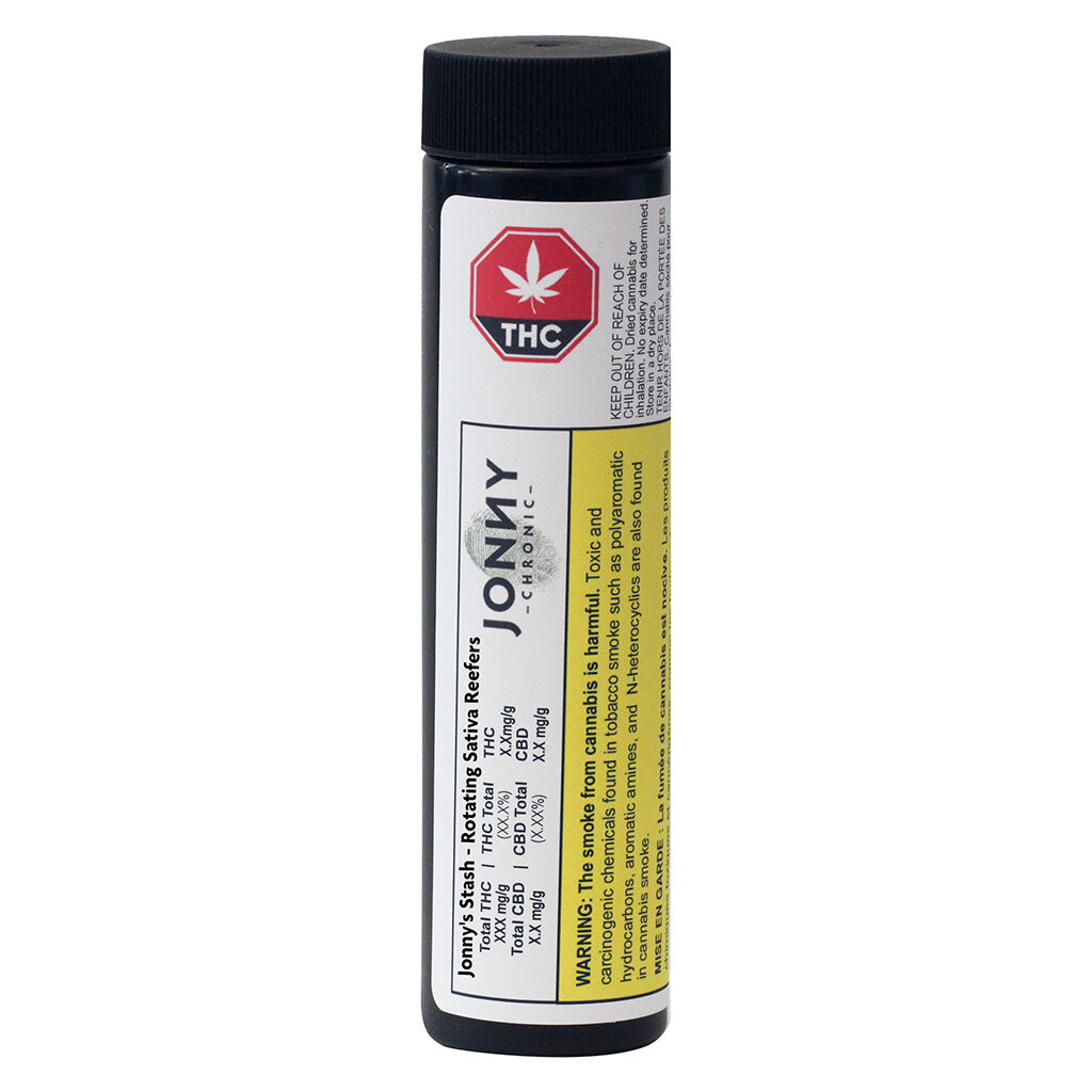 Jonny's Stash - Rotating Sativa Reefers by Jonny Chronic - 5x1g - Image 2