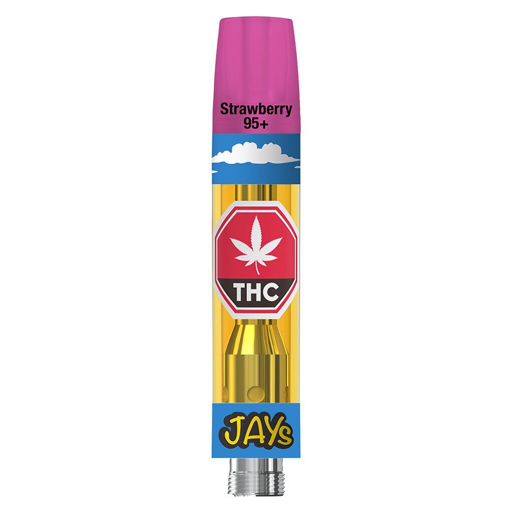 High Potency 95+ 510 Cartridge Strawberry by JAYS - 0.95g
