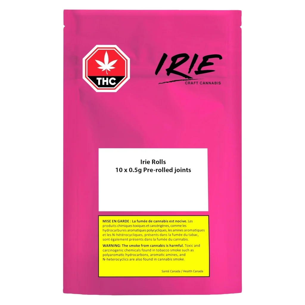 Irie Rolls Pre-Roll by Irie Craft Cannabis - 20x0.5g - Image 3